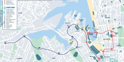Monorail sydney kaart