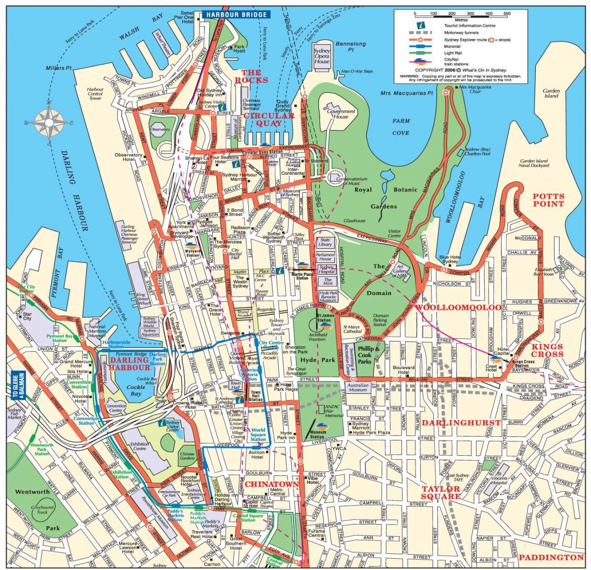 straat kaart sydney
