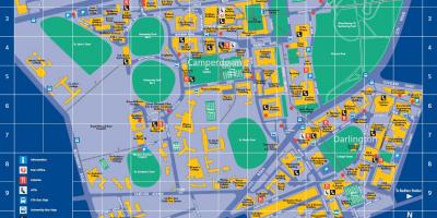 Universiteit van sydney kaart