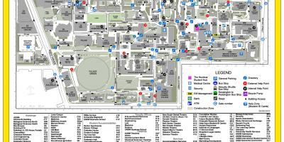 Unsw kaart van de campus